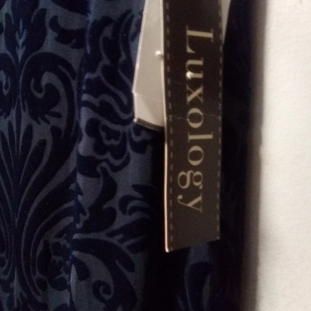 LUXOLOGY ladies blue hi-low dress. Size 14W.  NWT - Picture 7 of 11